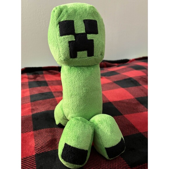 Mojang Minecraft Jinx Creeper Plush 12" (No Tag) Green Stuffed Animal Toy - Picture 1 of 5